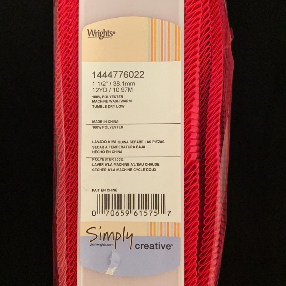 NWT Ribbon fucsia. Crafting, sewing, gift, wrapping, decorating. - Picture 5 of 5
